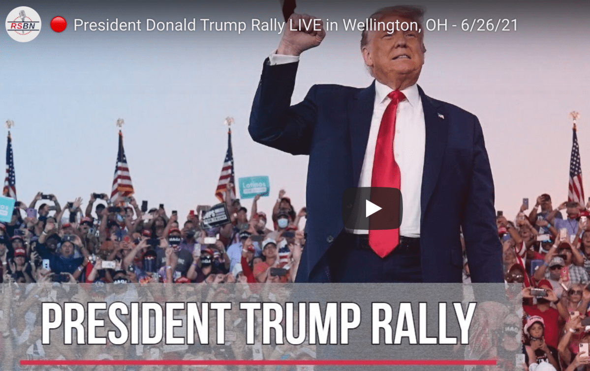 president trump speaking at rally in wellington ohio