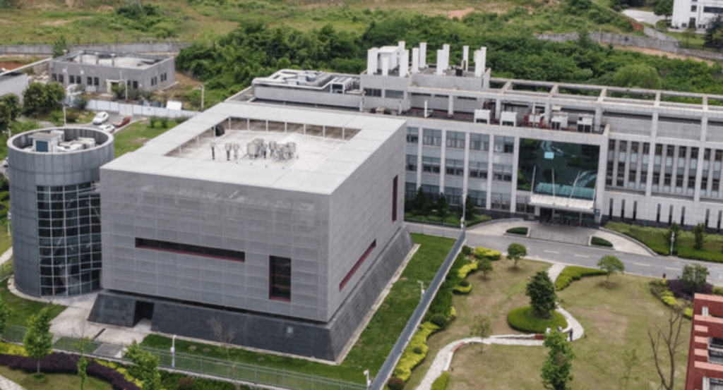 aerial photo of wuhan lab in china