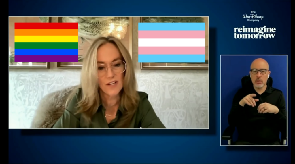Disney president admitting on zoom they want to expose children to more LGBTQIA characters