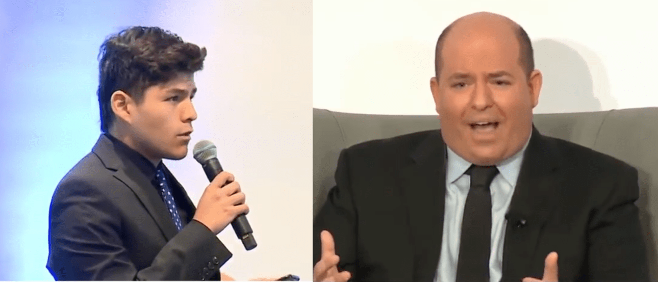 freshman at university of chicago institute of politics destroys cnn anchor brian stelter with line of questioning