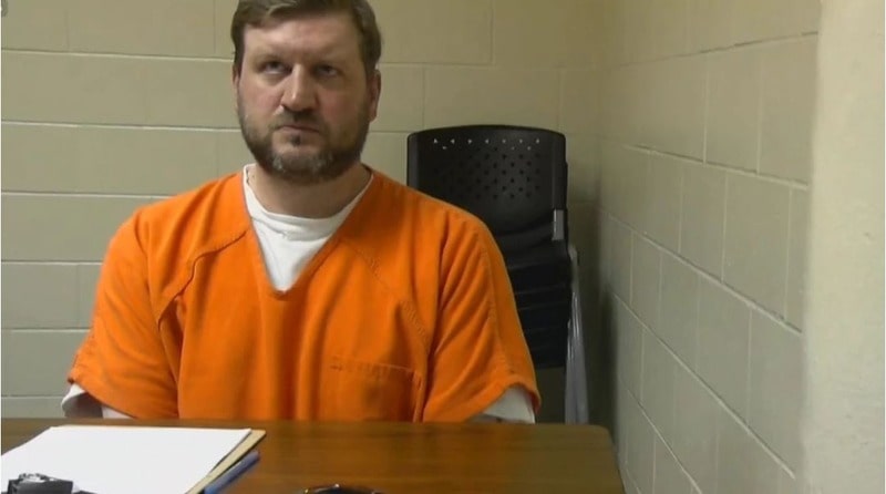 Screenshot of initial court appearance for Shannon Brant, 41, who confessed to killing Ellingson for political views